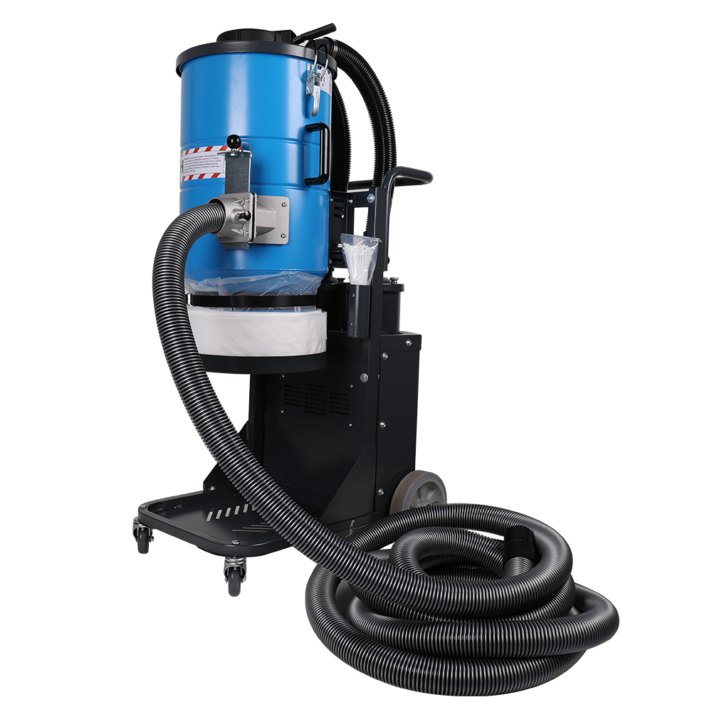 Dry Concrete Dust Industrial Vacuum Cleaner With HEPA